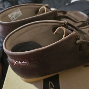 Clarks Men's Brown Leather Shoes